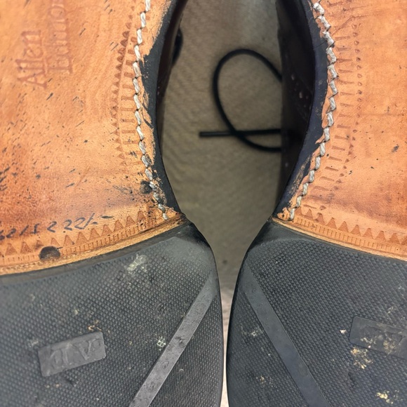 Men\'s ALLEN EDMONDS Chester Burgundy Wing Tip Dress Shoes Sz 11.5 D